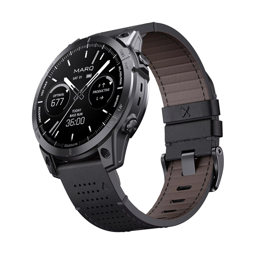 Pulseira Quick-Fit | 22mm (Couro performance) - 2 cores